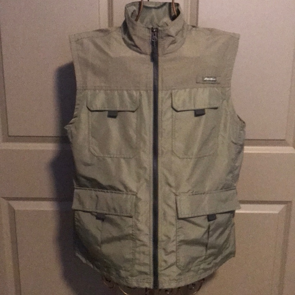 Eddie Bauer L Army Green Vest